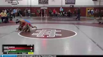 113 lbs Cons. Round 2 - Davis Garcia, Western vs Colton Gunny, Foothill