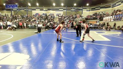 55 lbs Quarterfinal - Troy Richardson, Tuttle Wrestling vs Michael Mairel, Perry Wrestling Academy