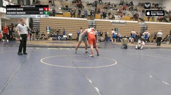 285 lbs Quarterfinal - Ashton Davis, Cornell vs Juliano Marion, Pittsburgh