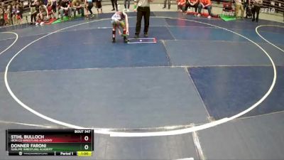 86 lbs Round 5 - Stihl Bulloch, Iron Co Wrestling Academy vs Donner Faroni, Sublime Wrestling Academy