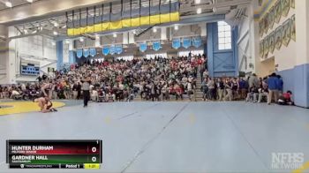 150 lbs Champ. Round 1 - Gardner Hall, Salesianum vs Hunter Durham, Milford Senior