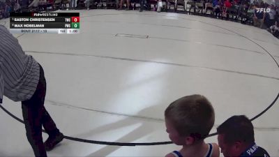 15 lbs Quarterfinal - Easton Christensen, Trojan Wrestling Club vs Max Hobelman, Palmyra Wrestling Club