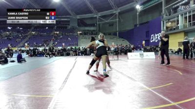 207 lbs Quarters & 1st Wb (16 Team) - Jamie Shapton, West Liberty vs Kamila Castro, Gannon University