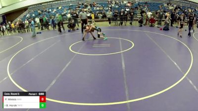 14U Boys - 100 lbs Cons. Round 5 - Phoenix Wasco, Ohio vs Bret Horak, Team Nazar Training Center