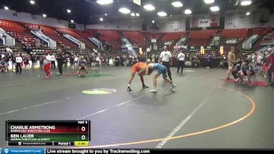 135 lbs Cons. Round 5 - Ben Lauer, Askren Wrestling Academy vs Charlie Armstrong, Barracuda Wrestling Club