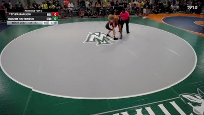 159-167 lbs Champ. Round 1 - Tyler Barlow, Iguanas Wrestling Club vs Kaiden Patterson, Republic