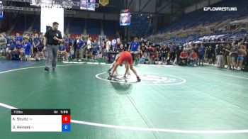 113 lbs Cons 32 #1 - Kai Shultz, Oklahoma vs Owen Reinsel, Pennsylvania