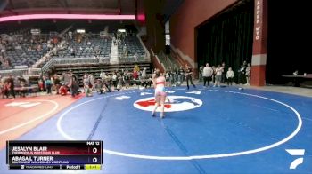 127-140 lbs Semifinal - Jesalyn Blair, Thermopolis Wrestling Club vs Abagail Turner, Southwest Wolverines Wrestling