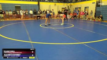 143 lbs Round 1 - Lily Perkins, Bullpup Wrestling vs Dayana Arroyo, Dodge City Training Center