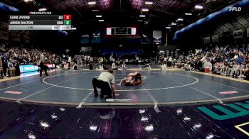 106 lbs Finals (2 Team) - Aiden Dalton, Rutherfordton-Spindale Central High School vs Luke Ayers, Seaforth High School