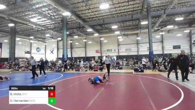 89 lbs Quarterfinal - Bentley Hicks, Cottage Grove WC vs Damian Hernandez, Madera WC