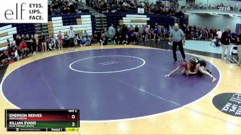 105 lbs. Quarterfinal - Emerson Reeves, Herculaneum vs Killian Evans, Blue Springs South