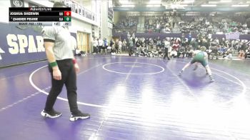 126 lbs Cons. Round 5 - Zander Feuhr, Glacier vs Joshua Sherwin, University High