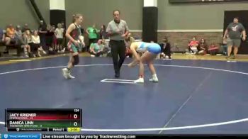 124 lbs Round 2 (6 Team) - Jacy Kriener, FEWTeamIowa vs Danica Linn, TigerHawk Wrestling
