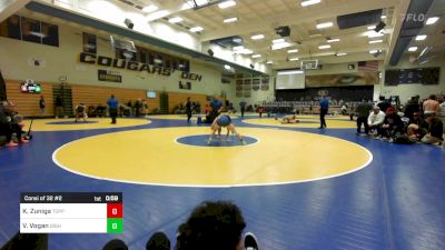 147 lbs Consi Of 32 #2 - Kiyanno Zuniga, Toppenish (WA) vs Vincent Vogan, Bishop Gorman (NV)