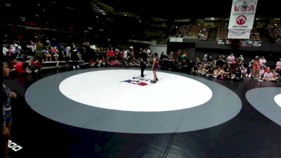 95 lbs Cali Gilliard, KCWA - Kern County Wrestling Association vs Nevaeh Dhaliwal, CVWA - Central Valley Wrestling Association