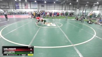 126 lbs Round 2 (4 Team) - Jack Sawyer, GREAT BRIDGE WC vs Carl Andrade, BELIEVE TO ACHIEVE
