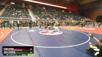 78 lbs Semifinal - Cade Myers, Green River Grapplers Wrestling vs Beau Weaver, Windy City Wrestlers