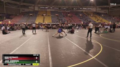 285 lbs Quarters & 1st Wb (16 Team) - Dom Petracci, Drexel vs Jake Andrews, CSU Bakersfield