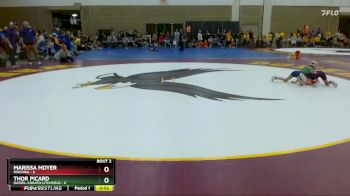 55 lbs Semis (4 Team) - Marissa Moyer, Waconia vs Thor Picard, Dassel-Cokato-Litchfield