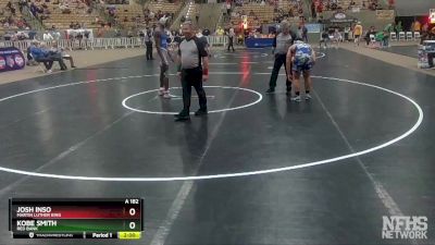 A 182 lbs Quarterfinal - Kobe Smith, Red Bank vs Josh Inso, Martin Luther King