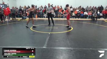 JV-11 lbs Round 1 - Chase Humpal, New Hampton/Turkey Valley vs Holden Simms, West Marshall
