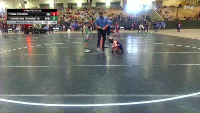 50 lbs Champ. Round 1 - Christian Toungette, Williamson Co Wrestling Club vs Ivan Colson, Blackman Wrestling Club