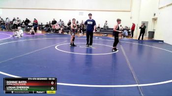 89-92 lbs Round 1 - Logan Emerson, Talons Wrestling Club vs Dominic Bates, Empire Battle School