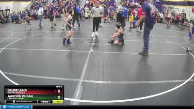 61 lbs Quarterfinal - Jameson Dugan, Cane Bay Cobras vs Gauge Lung, Gaston Grizzlies