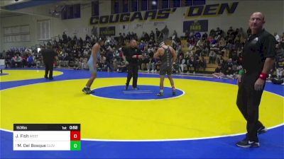 153 lbs Consi Of 4 - Josh Fish, Westlake (UT) vs Max Del Bosque, Clovis North