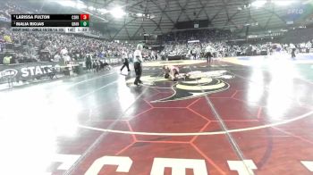 Girls 1B/2B/1A 105 Semifinal - Malia Riojas, Granger (Girls) vs Larissa Fulton, Castle Rock (Girls)