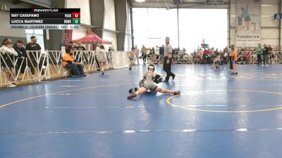 92 lbs Round 3 - 12:00pm Friday - Ray Catapano, PA USA vs Lucca Martinez, Rough House W.C., CA