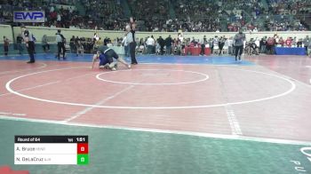 Round Of 64 - Avery Bruce, Henryetta JH vs Noah DeLaCruz, Altus JH