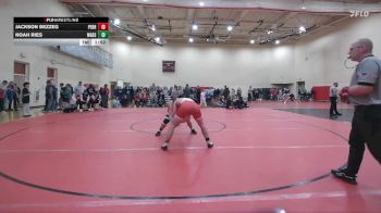 175 lbs Cons. Round 2 - Noah Ries, Wadsworth vs Jackson Bezzeg, Perry