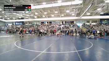 150 lbs Cons. Round 2 - Isaac Salazar, Cedar Valley vs Tyson Pace, Morgan