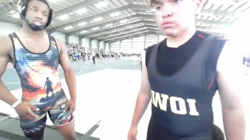 156 lbs Semifinal - Xavier Roybal, NM Wolf Pack vs Sir Chris Swillie, Ready RP Nationals Wrestling Team