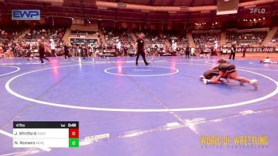 47 lbs Final - Jayzie Whitford, Sanderson Wrestling Academy vs Nayelli Romero, Salem Elite Mat Club