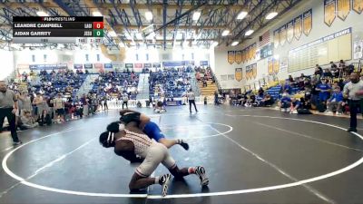 165 lbs Quarterfinals (8 Team) - Aidan Garrity, Jesuit vs Leandre Campbell, Lake Gibson