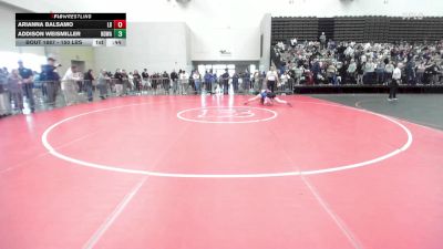 150 lbs Consi Of 4 - Arianna Balsamo, Long Beach vs Addison Weismiller, Northern Delaware Wrestling Academy