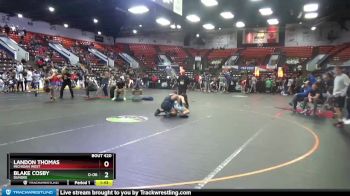 135 lbs Cons. Round 3 - Blake Cosby, Dundee vs Landon Thomas, Michigan West