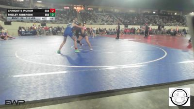 110 lbs Consi Of 16 #1 - Charlotte Ingram, Deer Creek Wrestling vs Paizley Anderson, Bridge Creek Wrestling