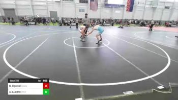 130 lbs Quarterfinal - Dylan Kendall, Quartz Hill WC vs Ashton Lucero, Green River Grapplers