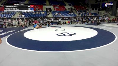 140 lbs Cons. Rd Of 32 - Laura Almanza, NM vs Carli Antonelli, OK