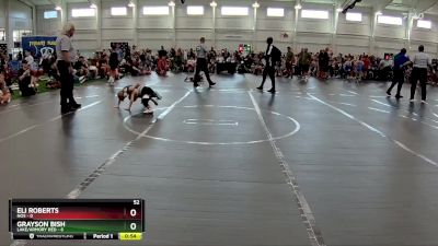 52 lbs Round 4 (6 Team) - Eli Roberts, NOS vs Grayson Bish, Lake/Armory Red