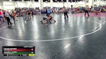 120 lbs Champ Round 1 (16 Team) - Gauge Botero, MAWA Blue vs Russell Lloyd, Team Delaware