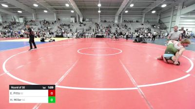182 lbs Round Of 32 - Edward Pitts, SC vs Hunter Miller, NC