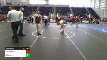 113 lbs Consi Of 8 #2 - Oscar Alvarez, Victory WC vs Caleb Park, Church Boyz WC