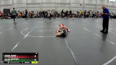 72 lbs Round 6 (10 Team) - Kaleb Dempsey, NOVA WC vs Jason Jones, The Wrestling Mill