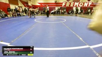 150 lbs Champ. Round 1 - Uriel Segura, John F Kennedy -Fremont vs Mauricio Montoreano, Santa Cruz