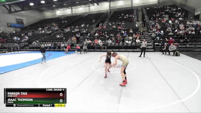 129 lbs Cons. Round 4 - Isaac Thomson, Davis vs Parker Taix, Park City